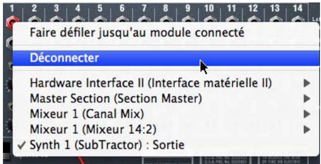 PROPELLERHEAD REASON 5 - Déconnexion des cables - 1