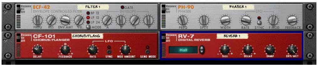 PROPELLERHEAD REASON 5 - En Maintenant le bouton de la souris enforcé, faites glisser le ou les module(s) vers la nouvelle destination dans le rack. - 4