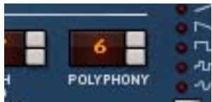 PROPELLERHEAD REASON 5 - Définition du nombre de voix - Polyphonie - 1