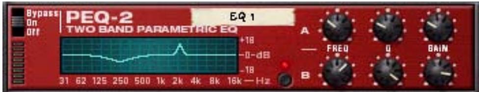 PROPELLERHEAD REASON 5 - PEQ-2 Two Band Parametric EQ - 1