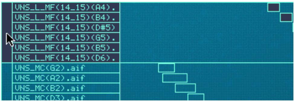 PROPELLERHEAD REASON 5 - Selectionner toutes les zones d'un groupe - 2