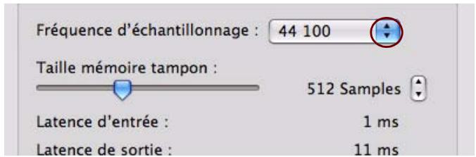 PROPELLERHEAD REASON 5 - Réglages de la fréquence d'échantillonnage pour l'enregistrement et la lecture - 1