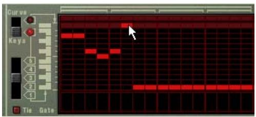 PROPELLERHEAD REASON 5 - Assurez-vous que le bouton situé à gauche de la fenêtre de pattern est réglé sur « Notes » - 2