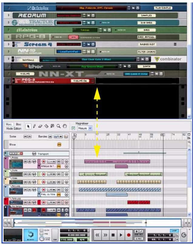 PROPELLERHEAD REASON 5 - Redimensionnement - 1