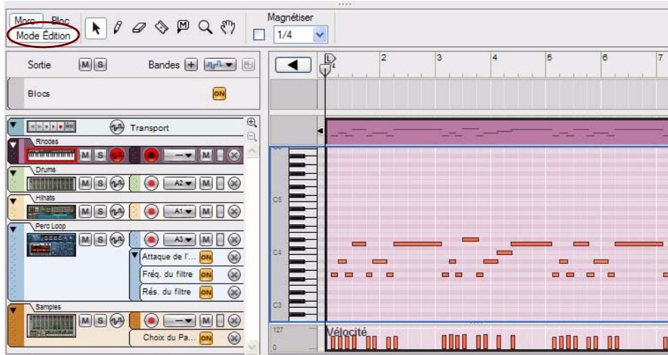 PROPELLERHEAD REASON 5 - Mode Édition - 1