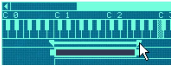 PROPELLERHEAD REASON 5 - En déplaçant les poignées de limites de zone dans la barre de l'onglet - 1