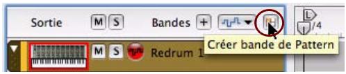 PROPELLERHEAD REASON 5 - Création d'une bande de pattern - 1