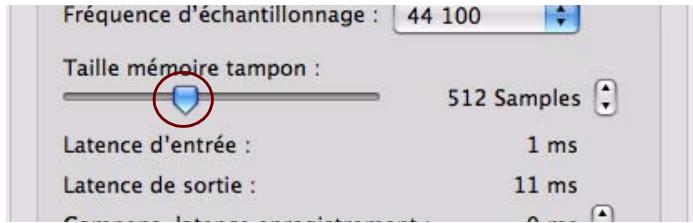PROPELLERHEAD REASON 5 - Paramétrage de la taille du tampon - 1