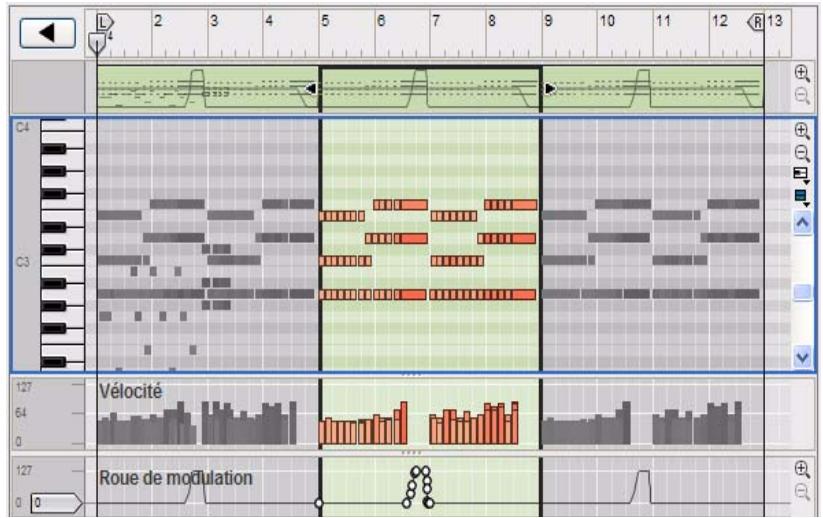 PROPELLERHEAD REASON 5 - Ouvrir un clip de notes pour l'édition - 2