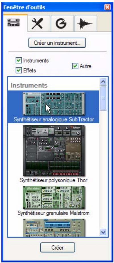 PROPELLERHEAD REASON 5 - La fenêtre Outils - 1