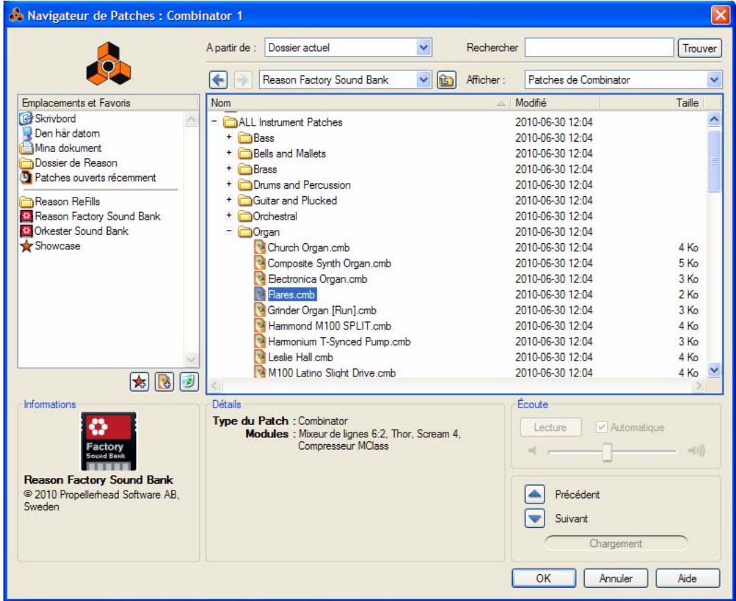 PROPELLERHEAD REASON 5 - Utilisation du navigateur - 1