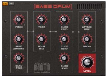 PROPELLERHEAD REASON 5 - Grosse caisse, caisse claire et Tom Tom synthétiques - 1