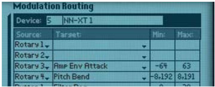 PROPELLERHEAD REASON 5 - Affectation des paramètres à un contrôle - 3