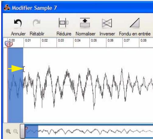 PROPELLERHEAD REASON 5 - Application de fondu en entrée/en sortie sur des samples - 1