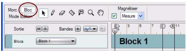 PROPELLERHEAD REASON 5 - Selection d'un bloc en vue de son édition - 2