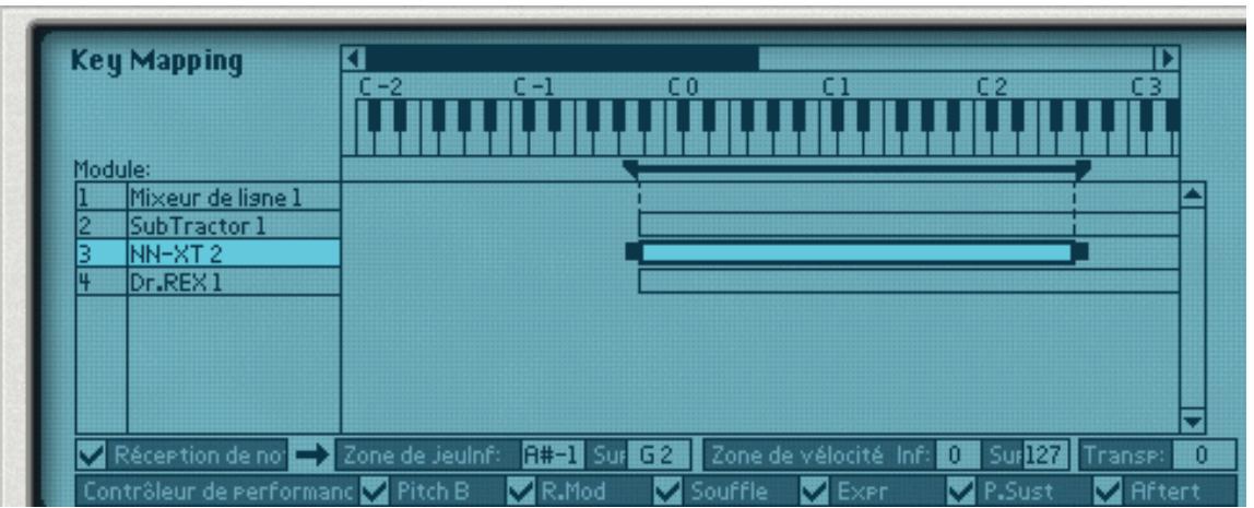 PROPELLERHEAD REASON 5 - Affectation des touches aux modules instrumentaux - 1