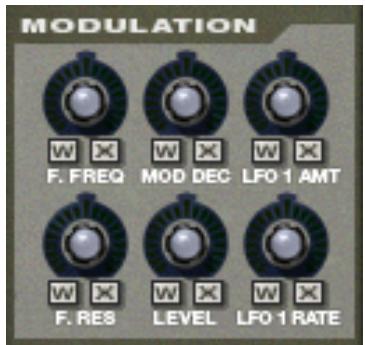 PROPELLERHEAD REASON 5 - Les boutons de contrôle de la modulation - 1