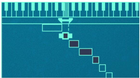 PROPELLERHEAD REASON 5 - En cliquant sur une boite de selection et en la déplaçant dans la zone de l'affection des touches. - 2