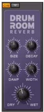 PROPELLERHEAD REASON 5 - Réverb de lapiece de la batterie - 1