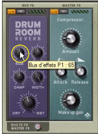PROPELLERHEAD REASON 5 - Utiliser la modulation CV des paramètres Bus d'effets et Effet maître - 1