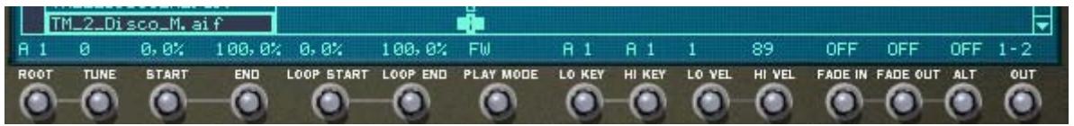 PROPELLERHEAD REASON 5 - Paramètres de sample - 1
