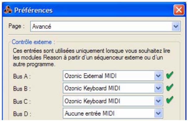 PROPELLERHEAD REASON 5 - À propos des entrées de bus de contrôle externes - 1