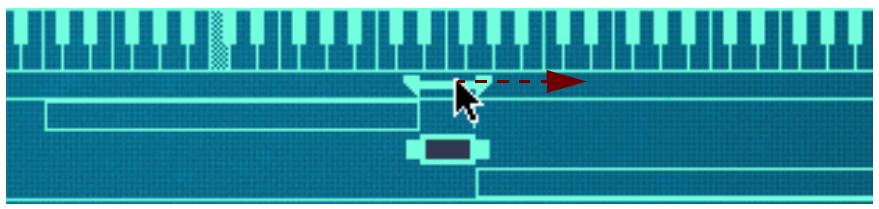 PROPELLERHEAD REASON 5 - Déplacer les zones en déplaçant la barre de l'onglet - 1