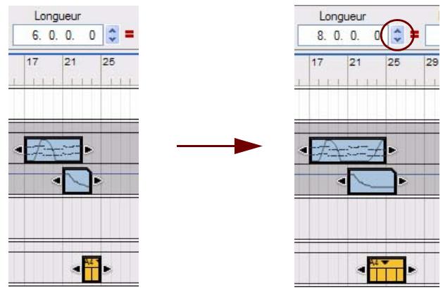 PROPELLERHEAD REASON 5 - Redimensionnement de clips via l'inspecteur - 1