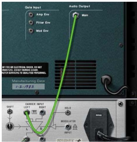 PROPELLERHEAD REASON 5 - Sélectionnéz le module porteur (Subtractor) et crééz un vocodeur BV512. - 1