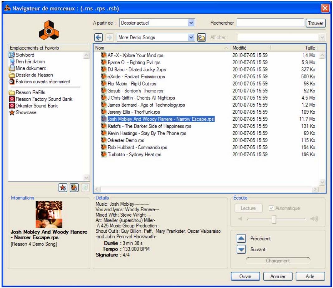 PROPELLERHEAD REASON 5 - Utilisation du navigateur - 1
