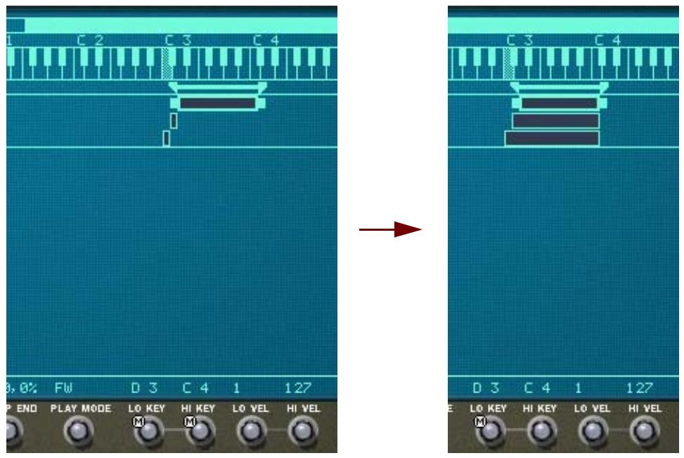 PROPELLERHEAD REASON 5 - Utilisez les boutons Lo Key/Hi Key pour modifier la zone de jeu. - 1