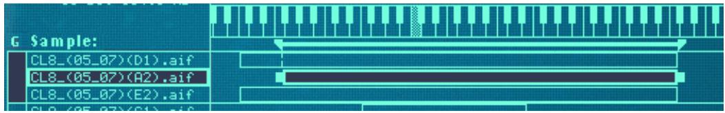 PROPELLERHEAD REASON 5 - En déplaçant les poignées de limites de zone dans la barre de l'onglet - 2