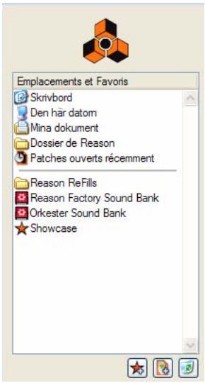 PROPELLERHEAD REASON 5 - Liste des emplacements et des favors - 1