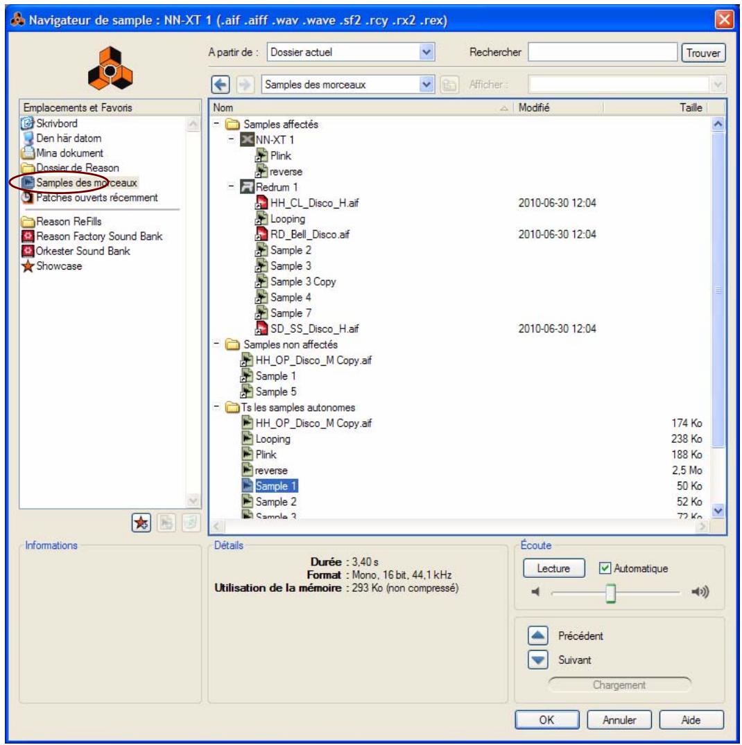 PROPELLERHEAD REASON 5 - Chargement de samples dans un module - 5