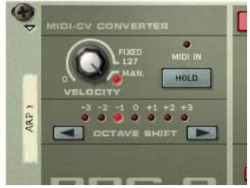 PROPELLERHEAD REASON 5 - Paramètres de conversion MIDI-CV - 1