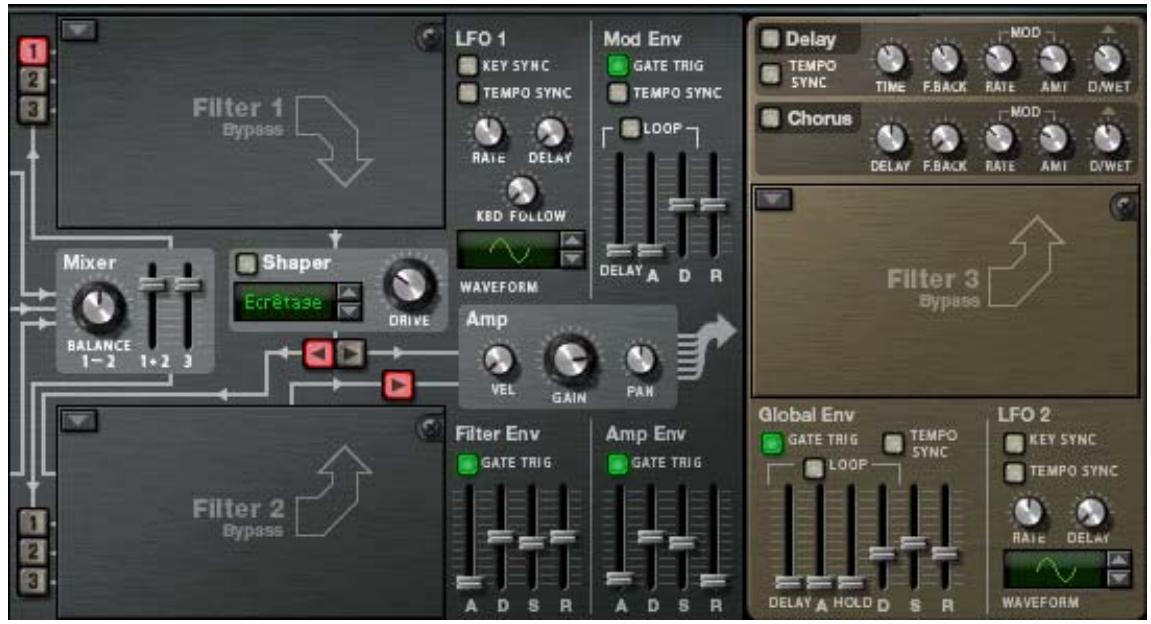 PROPELLERHEAD REASON 5 - Emplacements de filtré - 1