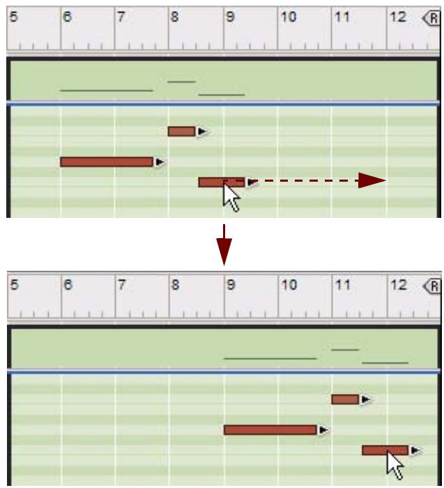 PROPELLERHEAD REASON 5 - Déplacement de notes manuel - 1