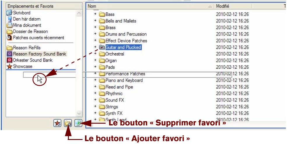 PROPELLERHEAD REASON 5 - Utilisation des Emplacements et favoris - 1