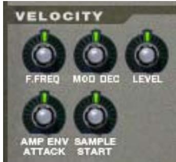 PROPELLERHEAD REASON 5 - Boutons de contrôle de la velocité - 1