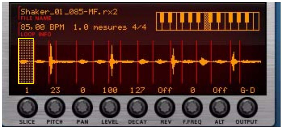PROPELLERHEAD REASON 5 - Selection des slices - 1