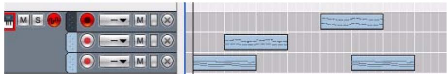 PROPELLERHEAD REASON 5 - Fusion de clips sur des bandes de notes - 1