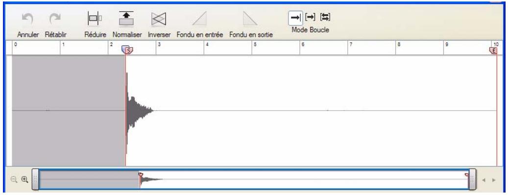 PROPELLERHEAD REASON 5 - Fenêtre Éditer le sample - 1