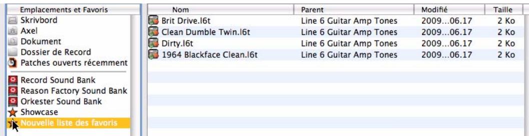 PROPELLERHEAD REASON 5 - Liste des favors - 2