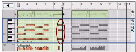PROPELLERHEAD REASON 5 - Collage d'événements en dehors d'un clip ouvert - 3
