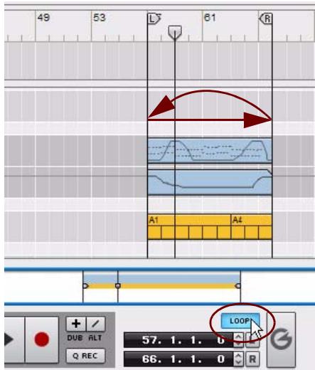 PROPELLERHEAD REASON 5 - Mode boucle - 1