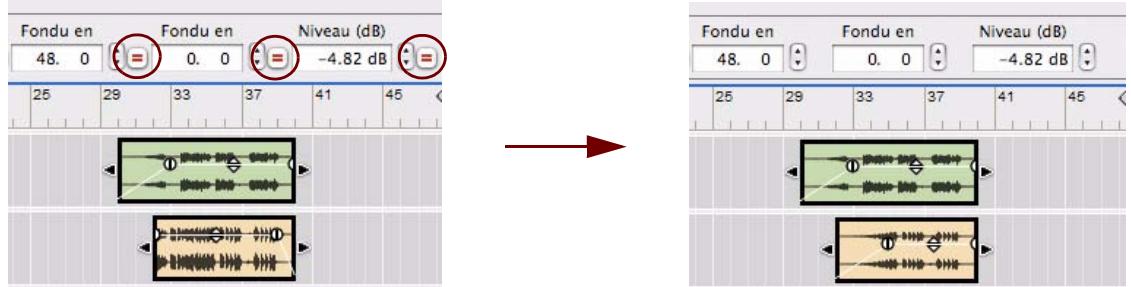 PROPELLERHEAD RECORD - Égalisation des niveaux et fondus d'un clip audio - 1