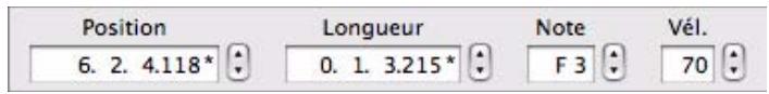 PROPELLERHEAD RECORD - Édition de notes et dévenements dans l'inspecteur - 1