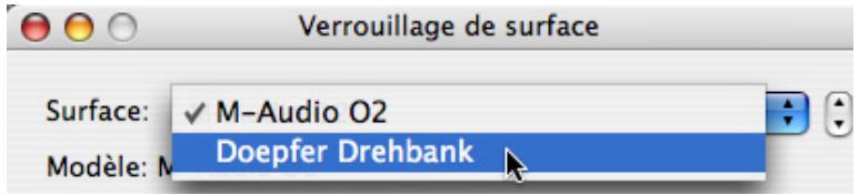 PROPELLERHEAD RECORD - En utilisant la boite de dialogue Verrouiller une surface - 2