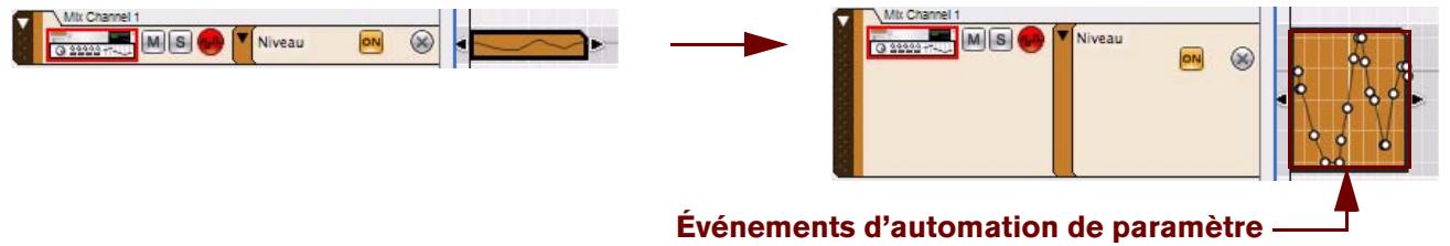 PROPELLERHEAD RECORD - Édition de l'automation des paramètres en mode Arrangement - 1
