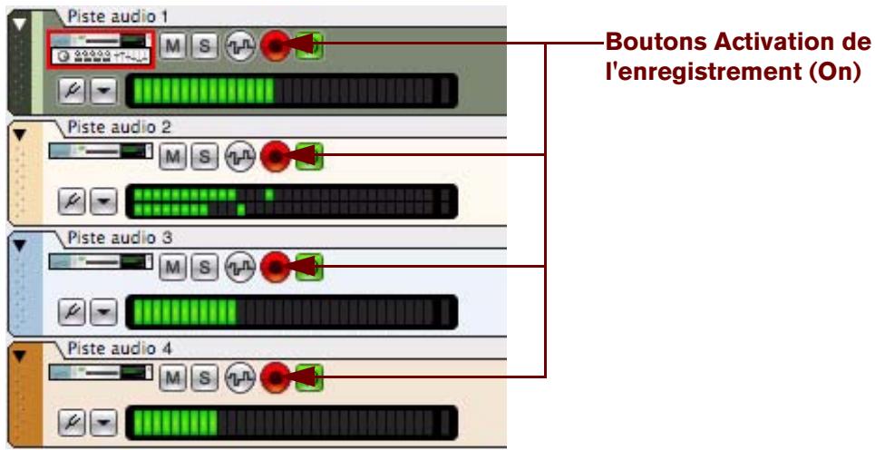 PROPELLERHEAD RECORD - Activer l'enregistrement de plusieurs pistes audio - 1